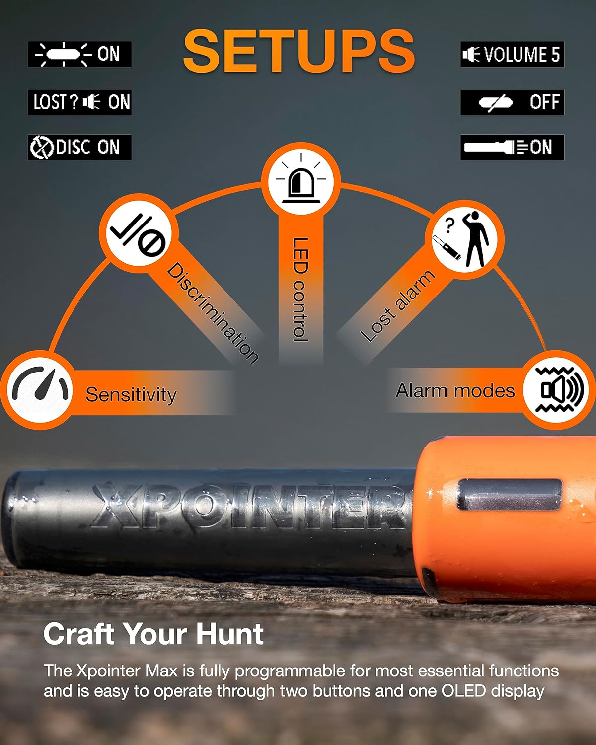 Quest XPointer Max Pinpointer with Magic Holster