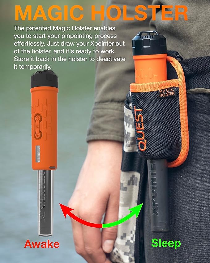 Quest XPointer Max Pinpointer with Magic Holster