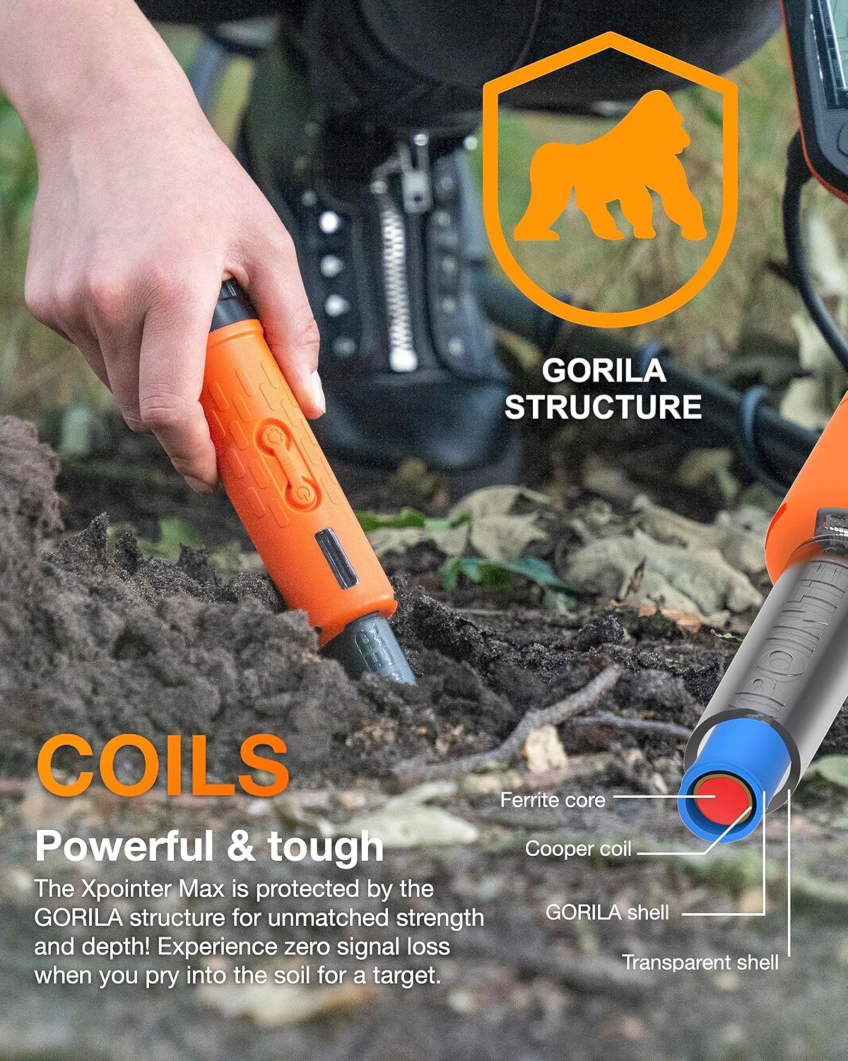 Quest XPointer Max Pinpointer with Magic Holster