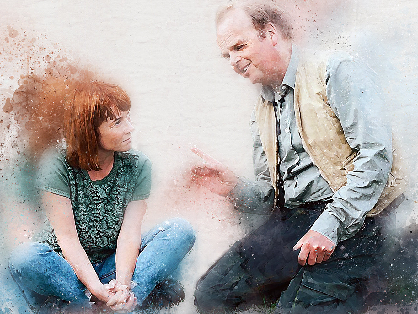 Lance & Toni: Detectorists A3 Print – Magpie Metal Detectors Ltd